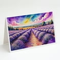 thumbnail image 1 of English Lavender in Color Greeting Cards and Envelopes Pack of 8 7 in x 5 in, 1 of 3