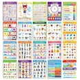 thumbnail image 1 of Early Education Toys English Learning Theme Cognition Poster for Fruits Colors Animals Educational Poster for 3+ Kids Outdoor Indoor Use, 1 of 2