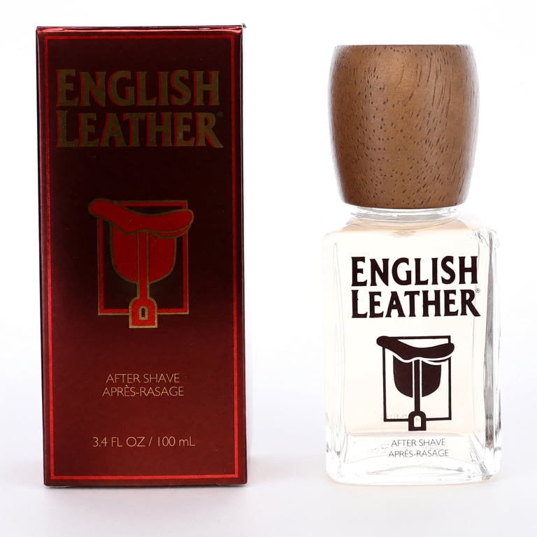 Dana English Leather Aftershave Splash, Musk & Sandalwood Scent