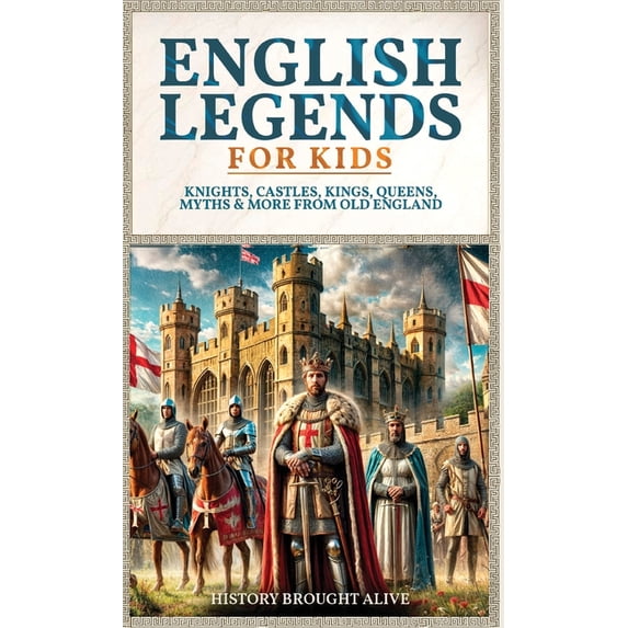 English Legends For Kids: Knights, Castles, Kings, Queens, Myths & More From Old England, (Hardcover)