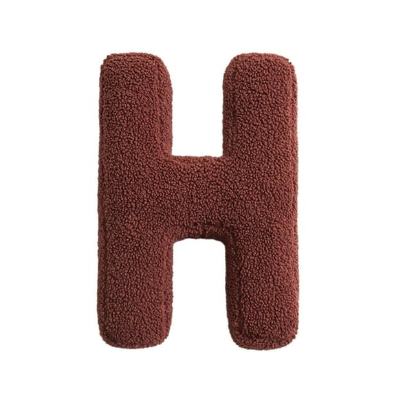 English Letters Pillow Soft Initial Throw Cushion Decorative Alphabet Pillo