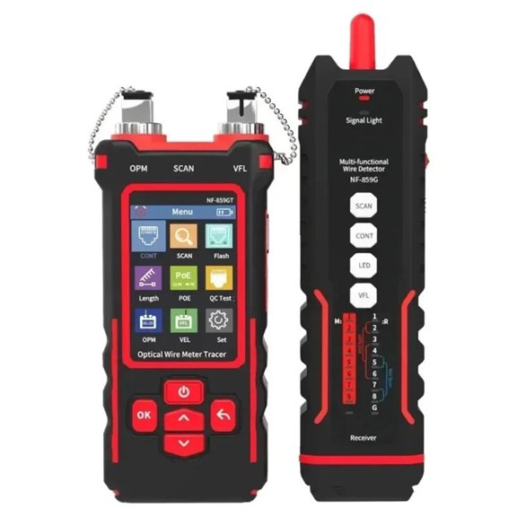 English Line Finder Network Cable Length Breakpoint Test Red Light Power Meter Integrated Machine Multi Function ,circuit check