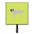 thumbnail image 1 of English Mastiff Checkerboard Green Leash or Key Holder, 1 of 1