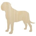 thumbnail image 1 of English Mastiff Dog Solid Wood Shape Unfinished Piece Cutout Craft DIY Projects - 4.70 Inch Size - 1/8 Inch Thick, 1 of 7