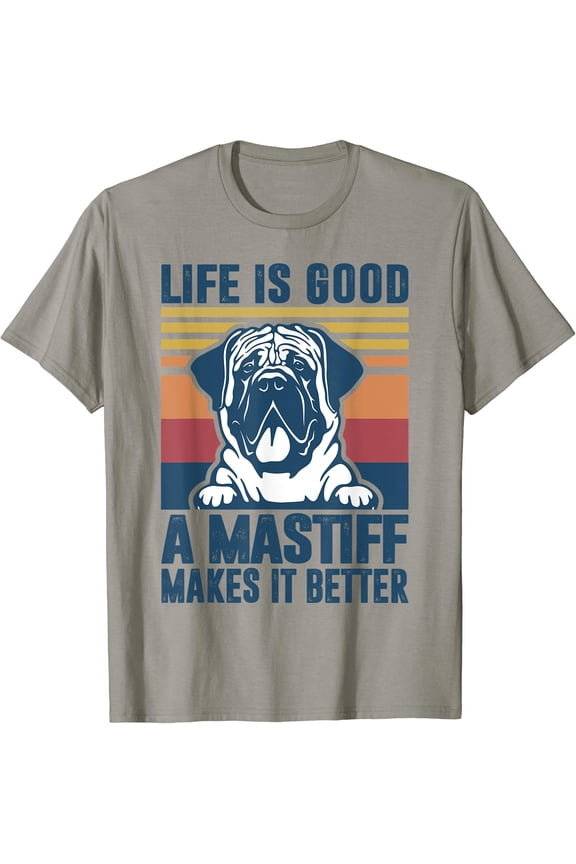 English Mastiff Gifts For Women Men Mastiff Dog Dad Dog Mom T-Shirt