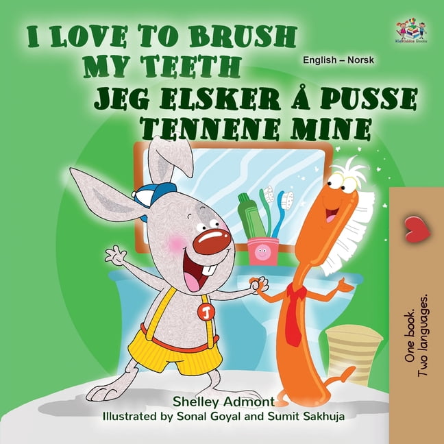 English Norwegian Bilingual Collection I Love to Brush My Teeth (English Norwegian Bilingual Book for Kids), (Paperback)