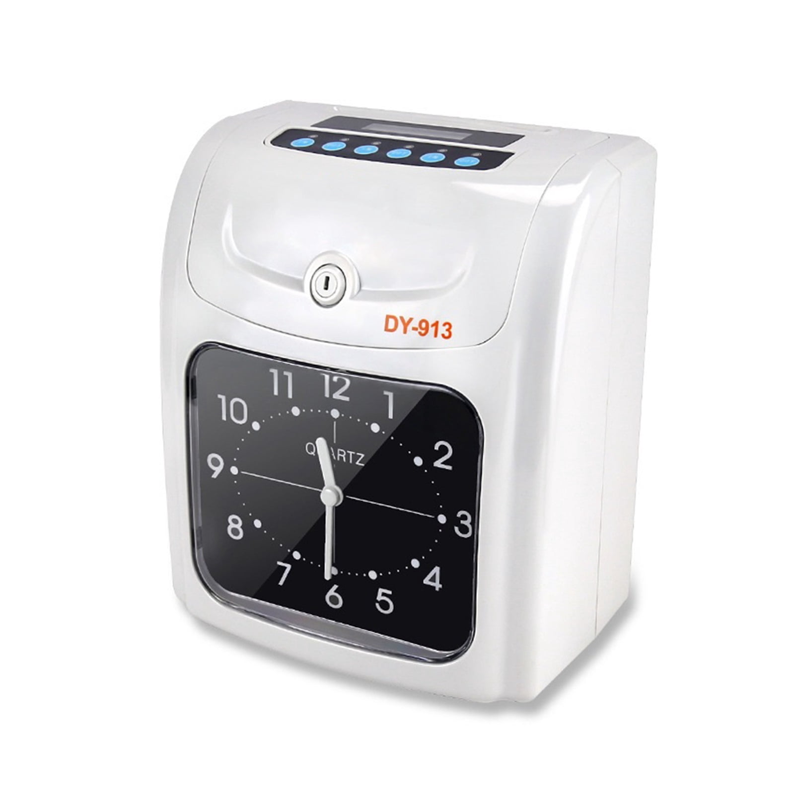English Paper Card Clock Card-inserted Electronic Attendance Machine ...