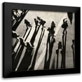 thumbnail image 1 of English, Paul 12x12 Black Modern Framed Museum Art Print Titled - Pedestrian II, 1 of 5