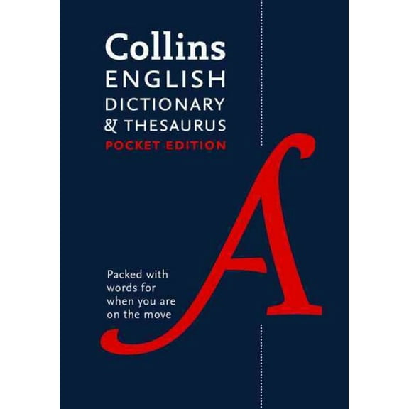 Pre-Owned English Pocket Dictionary and Thesaurus: The perfect portable dictionary and thesaurus (Collins Pocket Dictionaries) Paperback