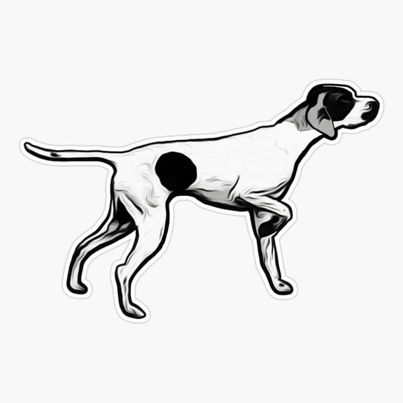 English Pointer Pointing Er, Phone Decal Water Bottle Stickers Car Decals, Funny Birthday Gift
