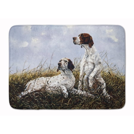 English Pointer by Michael Herring Machine Washable Memory Foam Mat