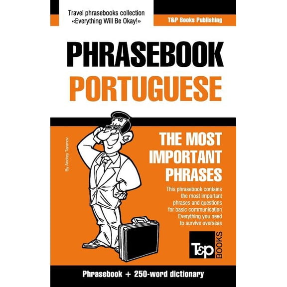 American English Collection English-Portuguese phrasebook and 250-word mini dictionary, Book 240, (Paperback)