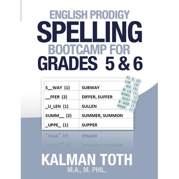 English Prodigy Spelling Bootcamp For Grades 5 & 6 (Paperback)
