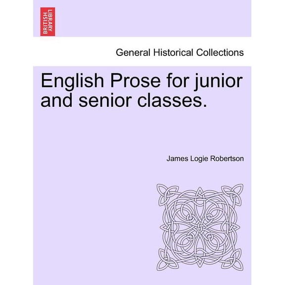 English Prose for Junior and Senior Classes. (Paperback)