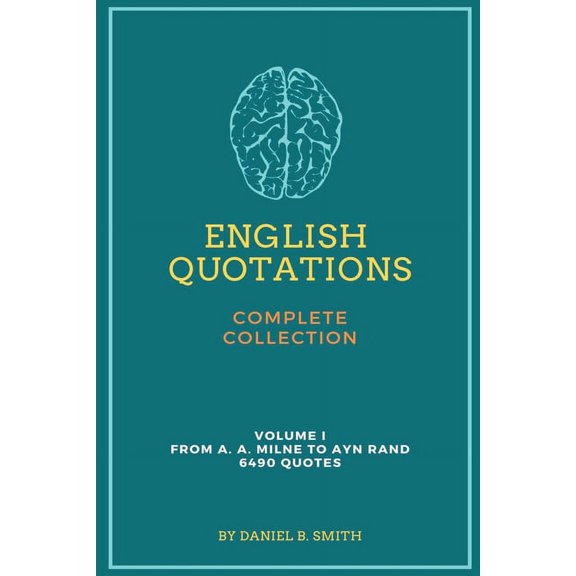 English Quotations Complete Collection: Volume I, (Paperback)