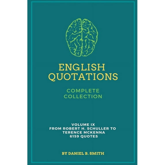 English Quotations Complete Collection: Volume IX, (Paperback)