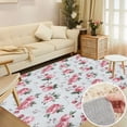 thumbnail image 1 of English Rose Soft Large Area Rugs Washable Rug With Non-Slip Backing Carpet For Living Room Bedroom Kitchen, 1 of 6