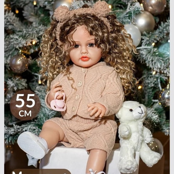 English-Russian Talking Soft Vinyl Cross-Border Amazon 55cm Reborn Doll Simulation Baby Toy Gift Doll