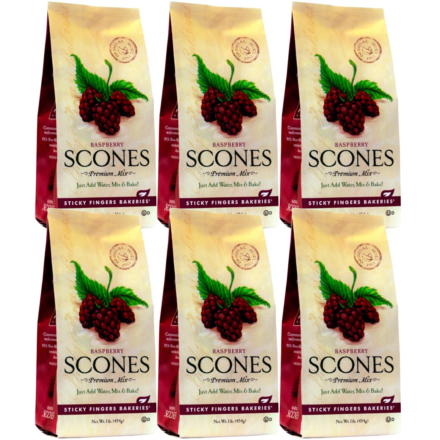 English Scone Mix with HHA1 Raspberry by Sticky Fingers Bakeries Easy