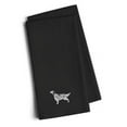 thumbnail image 1 of English Setter Black Embroidered Kitchen Towel, Set of 2, 1 of 1