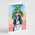 thumbnail image 1 of English Setter Christmas Greeting Cards Pack of 8 7 in x 5 in, 1 of 3