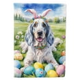 thumbnail image 1 of English Setter Easter Egg Hunt House Flag 28 in x 40 in, 1 of 7