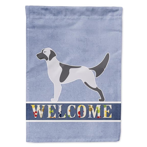English Setter Welcome Flag Canvas House Size