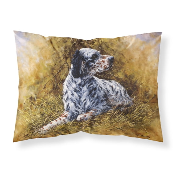 English Setter by Michael Herring Fabric Standard Pillowcase