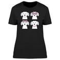 thumbnail image 1 of English Sheepdog Fashion Set T-Shirt Women -Image by Shutterstock, Female x-Large, 1 of 2