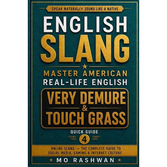 English Slang: Master American Real-Life English Slang: Master American Real-Life English - Quick Guide 4: Very Demure & Touch Grass: Master Social Media Slang, , Book 4, (Paperback)