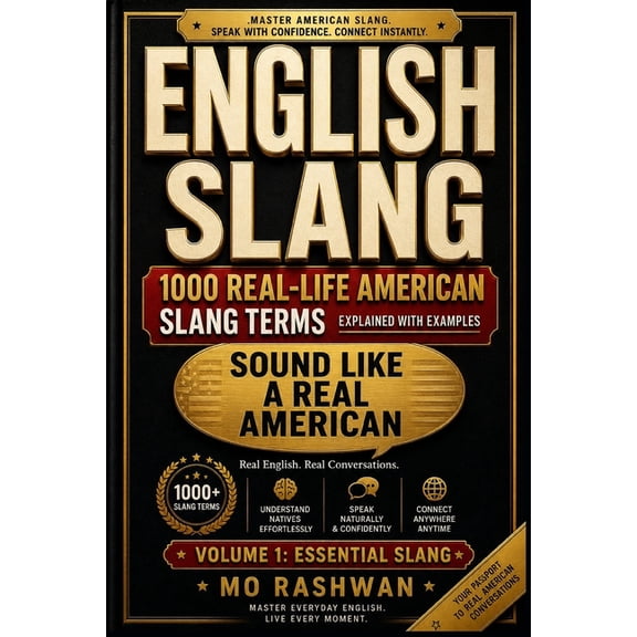 English Slang: Master American Real-Life English Slang: Master American Real-Life English - Volume 1: Essential Slang: 1000 Common Slang Expressions for Everyday, Book 1, (Paperback)