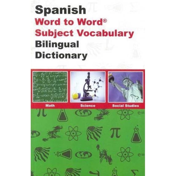 Pre-Owned Spanish BD Word to Word® with Subject Vocab: Suitable for Exams (Paperback) 0933146728 9780933146723