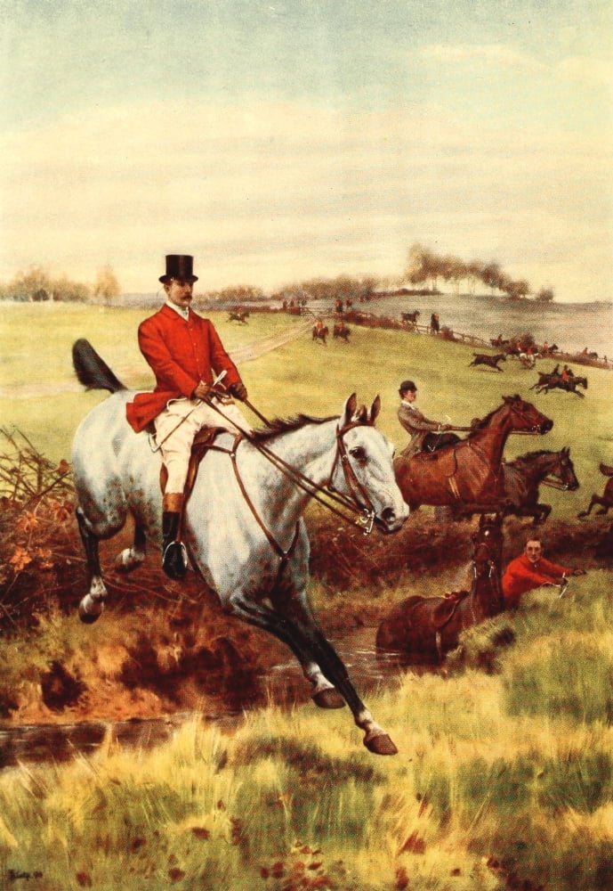English Sport 1903 Well over Canvas Art - Unknown (24 x 36)