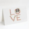 thumbnail image 1 of English Springer Spaniel #1 LOVE Greeting Cards and Envelopes Pack of 8 7 in x 5 in, 1 of 3