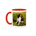 thumbnail image 1 of 3dRose, English Springer Spaniel, 15oz Two-Tone Red Mug, 1 of 7