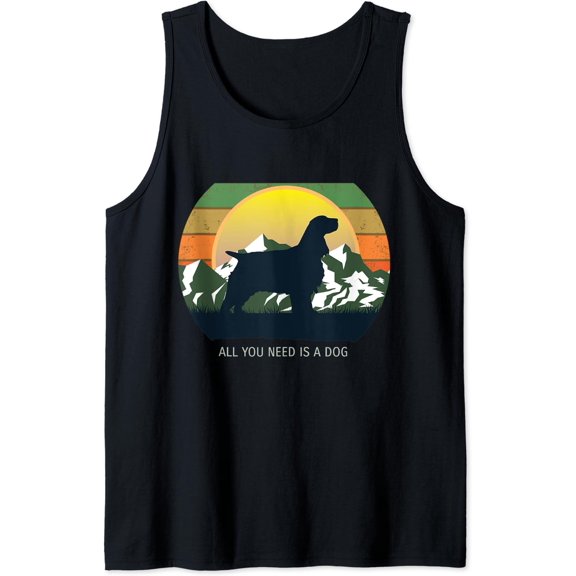 English Springer Spaniel Dog Breed Tank Top Size S-3XL