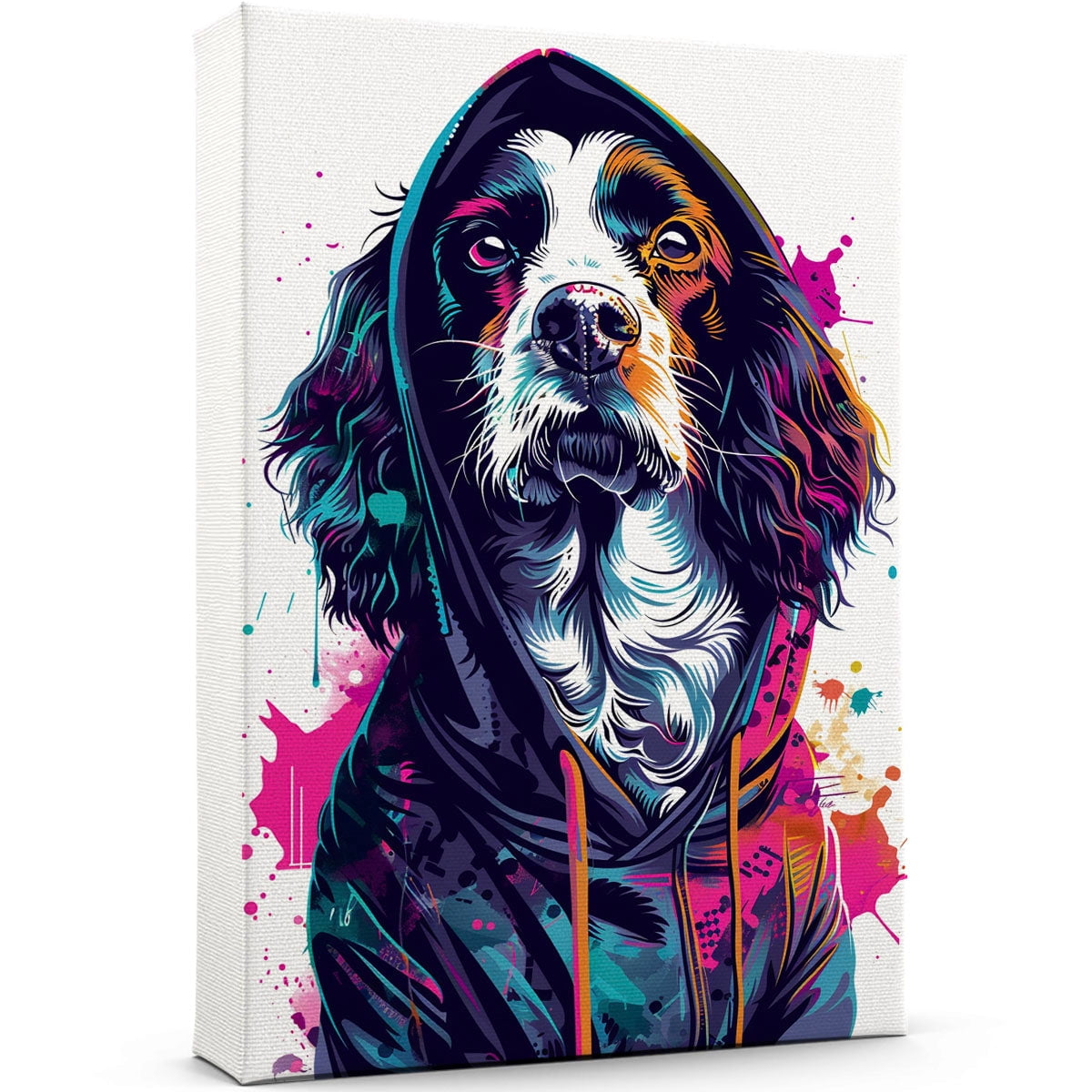 English Springer Spaniel Dog Wall Art Cute Animal Decor for Kid's ...