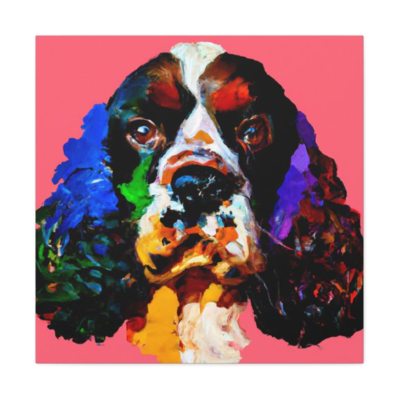 "English Springer Spaniel Dream" - Canvas