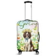 thumbnail image 1 of English Springer Spaniel Hello Spring Time Flower Floral Nature Travel Luggage Cover Springers Dog Lover Gifts Suitcase Dust Protective Decor - 02031, 1 of 5