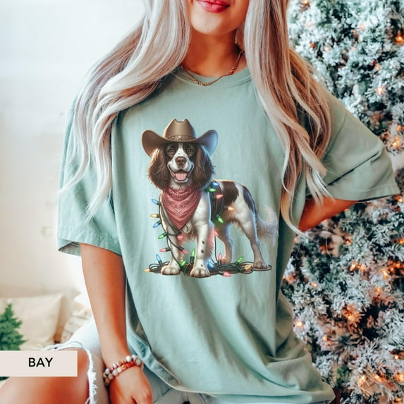 English Springer Spaniel Howdy Shirt English Springer Spaniel Shirt