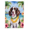 thumbnail image 1 of English Springer Spaniel Luau House Flag, 1 of 7