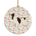 thumbnail image 1 of English Springer Spaniel Merry Christmas Ceramic Ornament 2.8 in x 2.8 in, 1 of 3