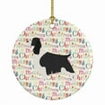 thumbnail image 1 of English Springer Spaniel Merry Christmas Ceramic Ornament, 1 of 3