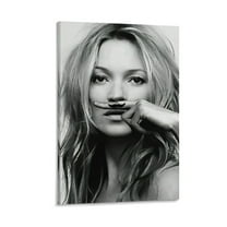 English Supermodel Kate Moss LIFE IS A JOKE Art Poster-denoise-denoise-denoise-denoise Artworks Picture Print Poster Wall Art Painting Canvas Gift Decor Home Posters Decorative 24x36inch(60x90cm)