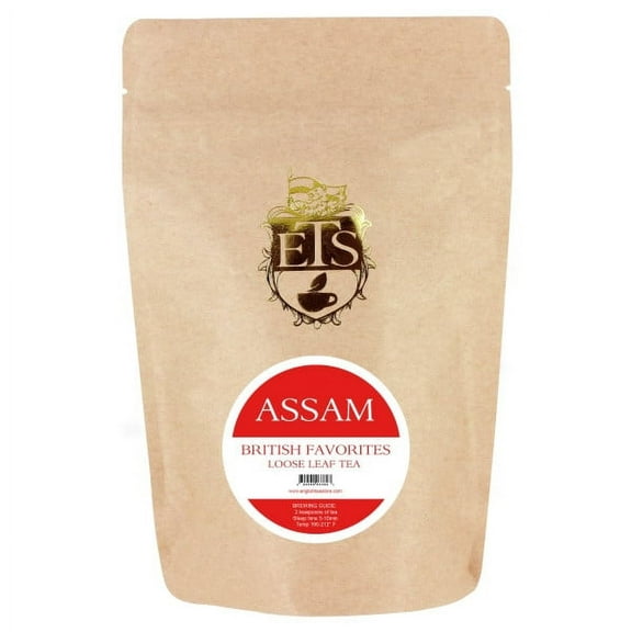 English Tea Shop Assam Tea - Loose Leaf Tea Variety Pouches - 16oz
