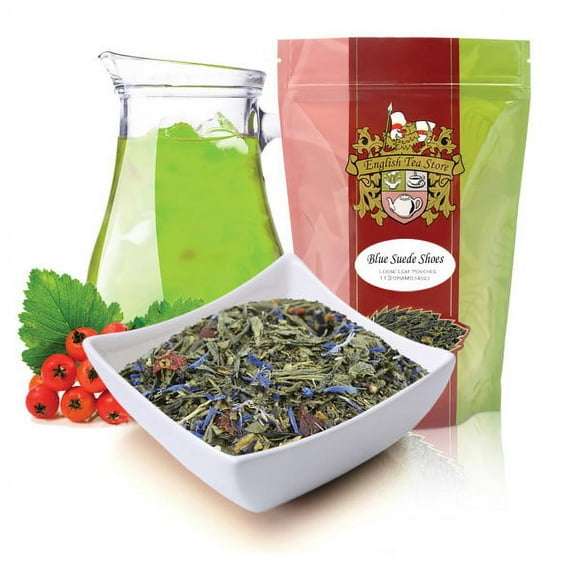 English Tea Shop Blue Suede Shoes Green Tea - Loose Leaf 4oz