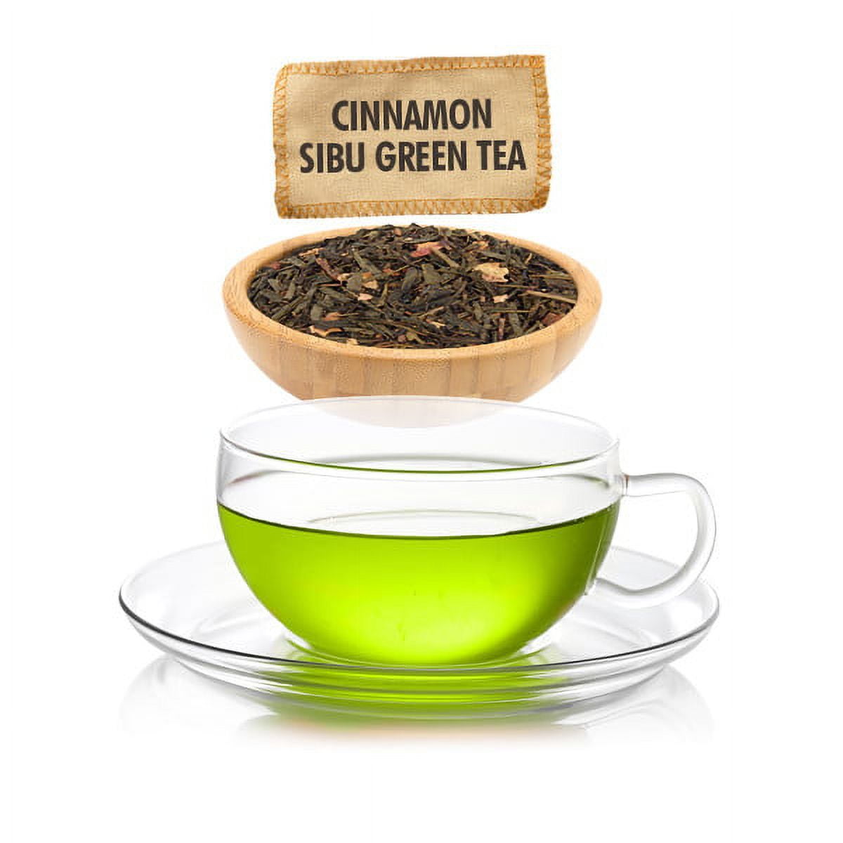 English Tea Shop Cinnamon Sibu Green Tea Loose Leaf Sampler Size 1oz