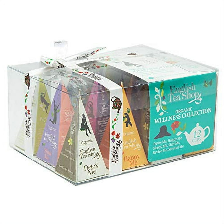 English Tea Shop Book Style Tea Lovers Gift Pack (12 Pyramid Tea Bags) –  Nelli Food