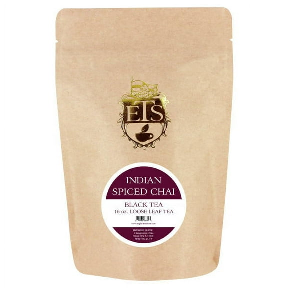 English Tea Shop Indian Spiced Chai Tea Loose Leaf Pouches - 16oz