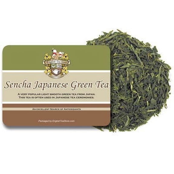 English Tea Shop Sencha Japanese Green Tea Loose Leaf Pouches 16oz